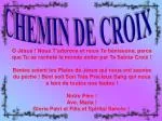 CHEMIN DE CROIX - slide 1
