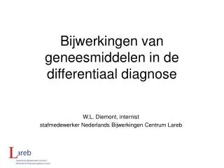 Bijwerkingen van geneesmiddelen in de differentiaal diagnose