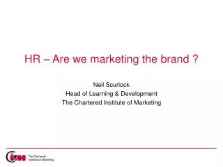 HR – Are we marketing the brand ?