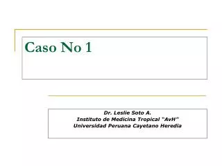 caso no 1