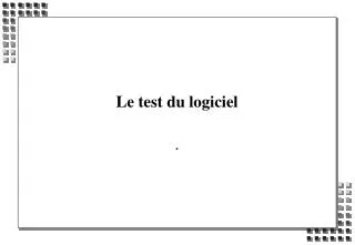 le test du logiciel