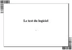 Le test du logiciel - slide 1