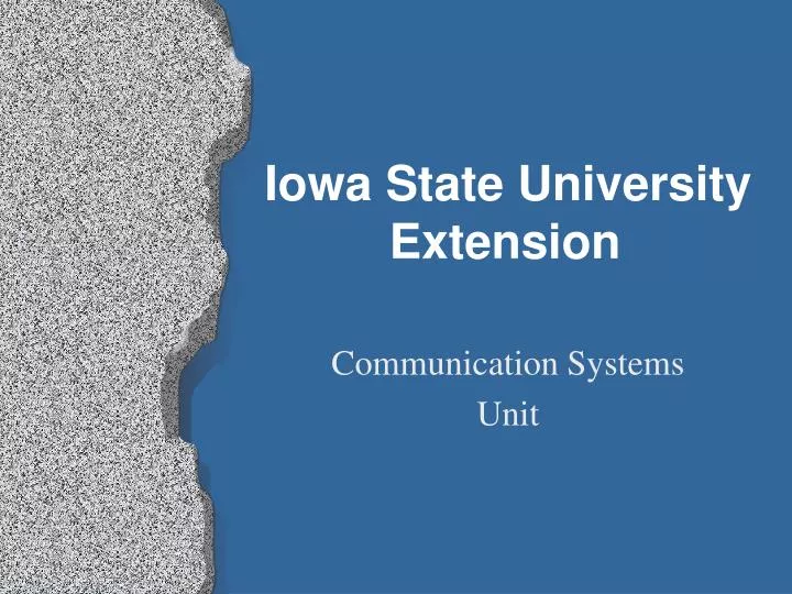 iowa state university extension