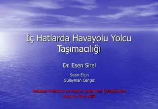 hatlarda havayolu yolcu ta mac l
