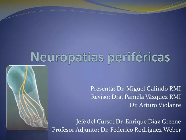 neuropat as perif ricas