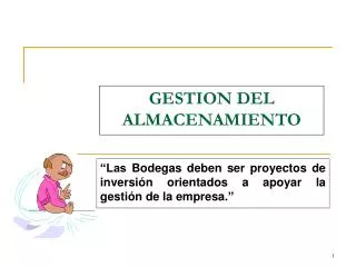 GESTION DEL ALMACENAMIENTO