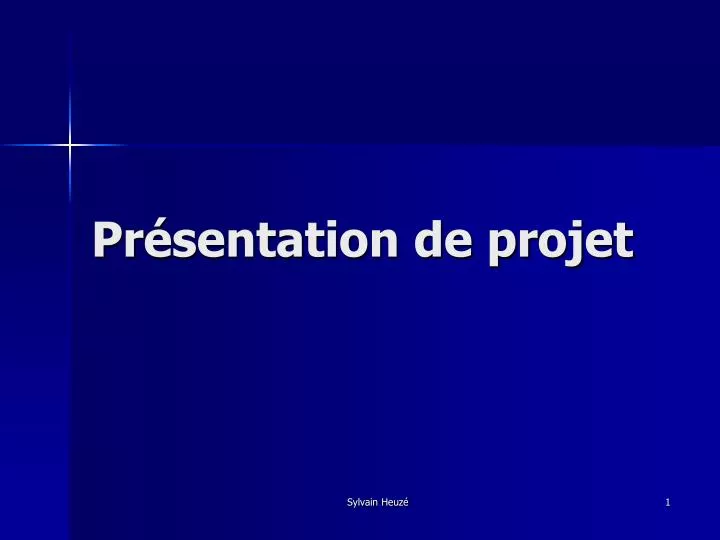 pr sentation de projet