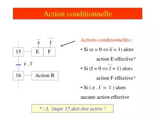 Action conditionnelle