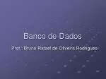 Banco de Dados - slide 1