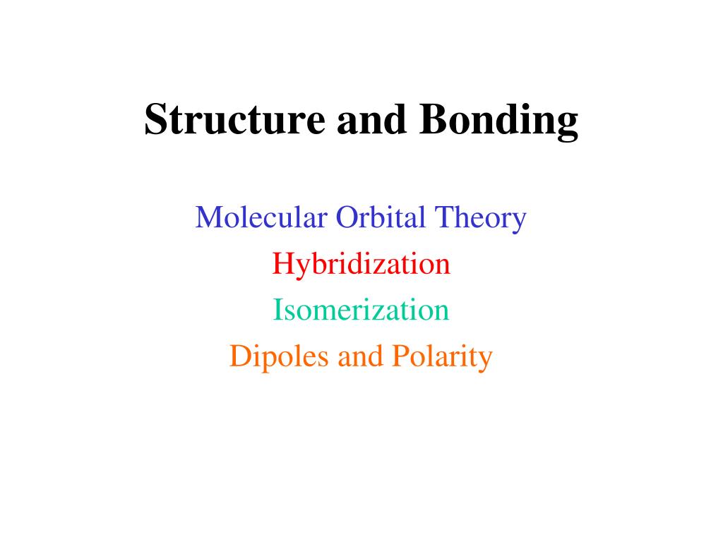 PPT - Structure and Bonding PowerPoint Presentation, free download - ID ...
