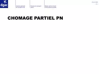 chomage partiel pn
