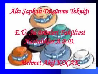 alt apkal d nme tekni i e su r nleri fak ltesi hastal klar a b d mehmet akif ko ak