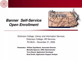 Banner Self-Service Open Enrollment