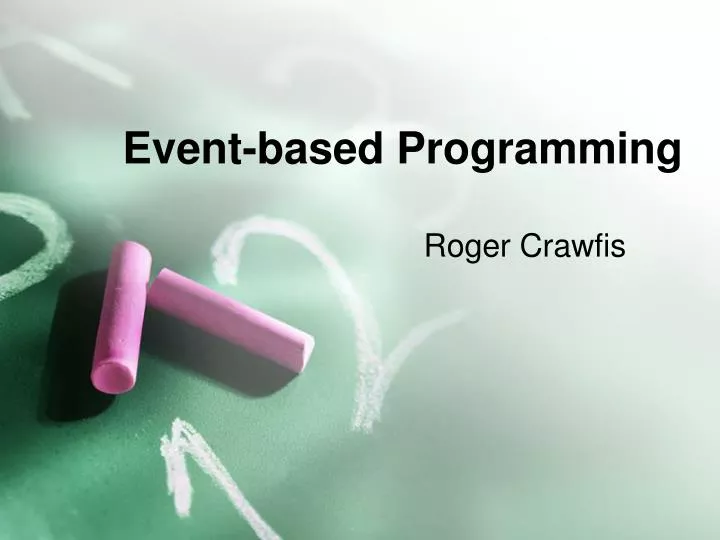 event based programming