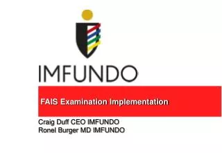 FAIS Examination Implementation