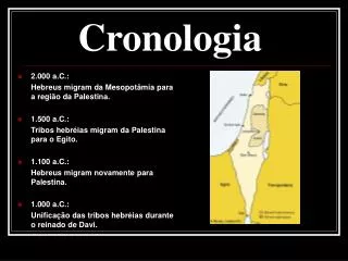 cronologia