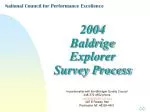 National Council for Performance Excellence - slide 1