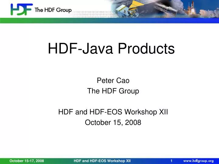 hdf java products