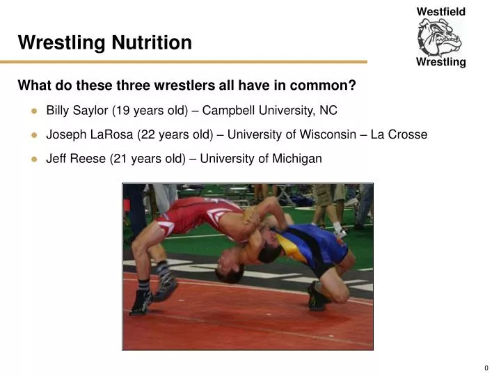 wrestling nutrition
