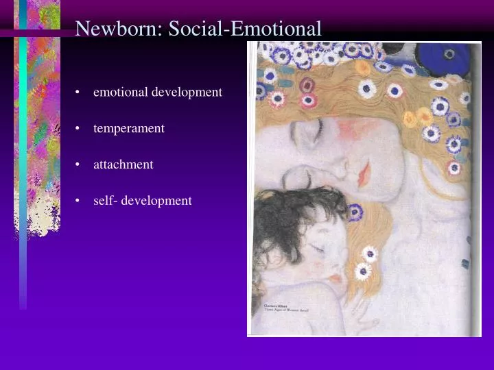 newborn social emotional