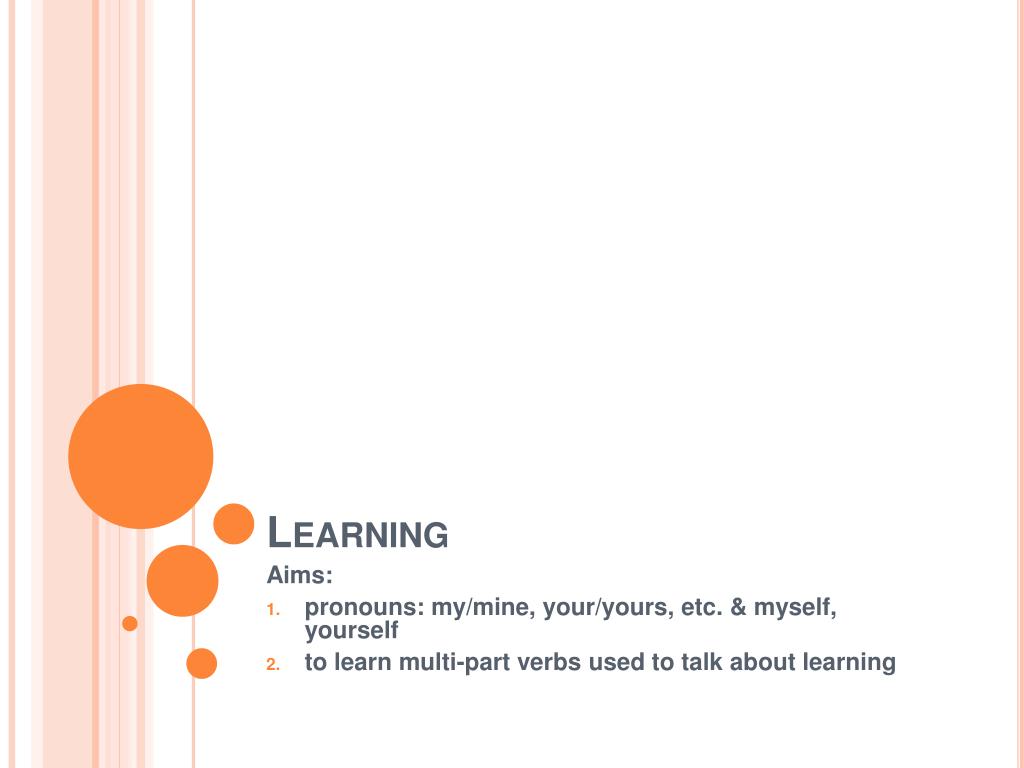 PPT - Learning PowerPoint Presentation, free download - ID:965981