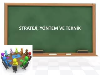 STRATEJİ, YÖNTEM VE TEKNİK