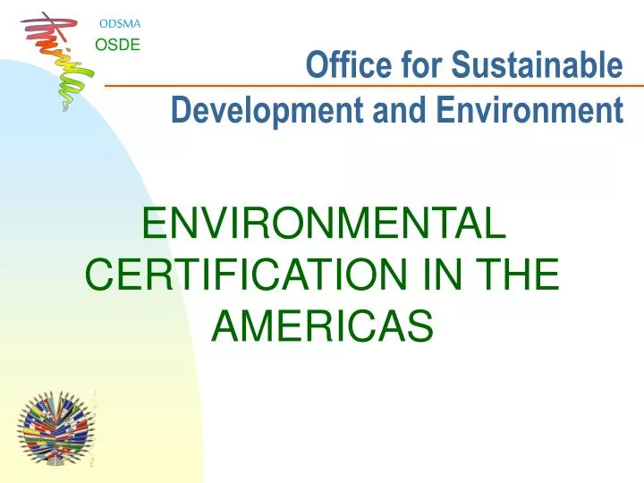 office for sustainable development and environment