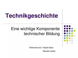 technikgeschichte