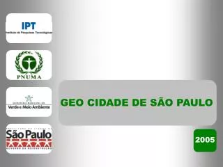 GEO CIDADE DE SÃO PAULO