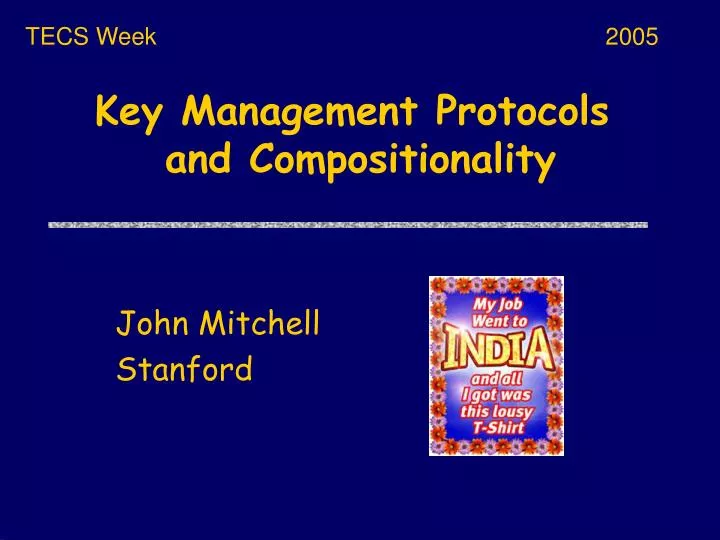 key management protocols and compositionality