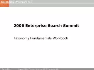 2006 Enterprise Search Summit