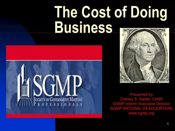 the cost of doing business