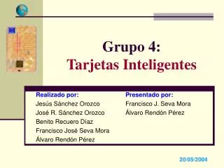 grupo 4 tarjetas inteligentes