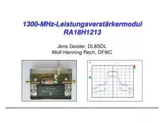 1300-MHz-Leistungsverstärkermodul RA18H1213