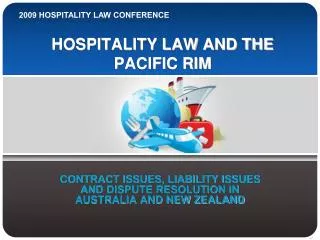 HOSPITALITY LAW AND THE PACIFIC RIM