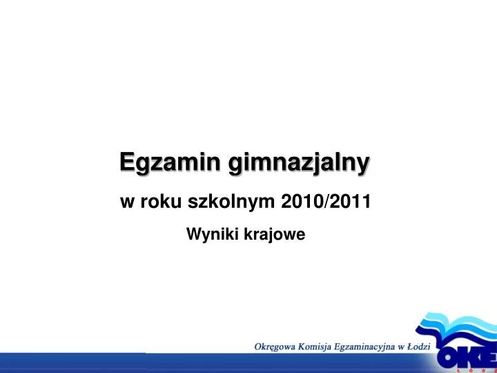 egzamin gimnazjalny