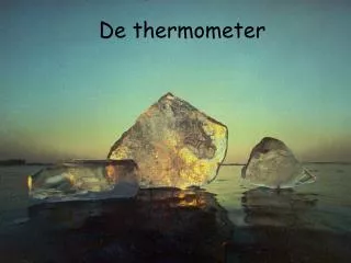 De thermometer