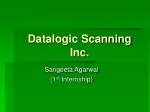 Datalogic Scanning Inc. - slide 1