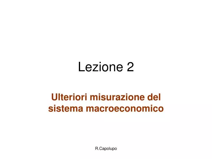 lezione 2