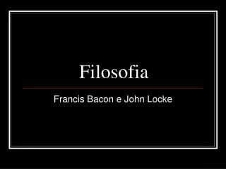 filosofia
