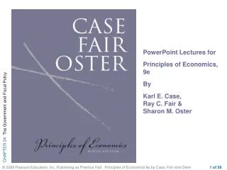 PowerPoint Lectures for Principles of Economics, 9e By Karl E. Case, Ray C. Fair &amp; Sharon M. Oster