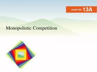 Monopolistic Competition