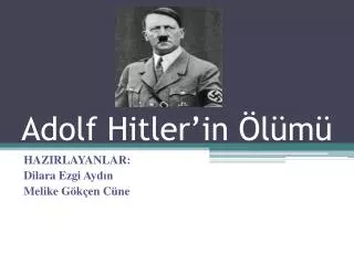 Adolf Hitler ’in Ölümü