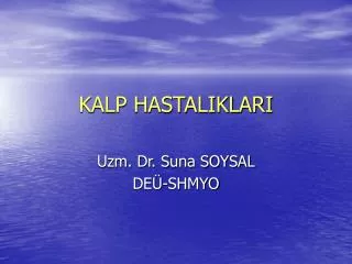 kalp hastaliklari