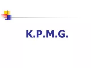 k p m g