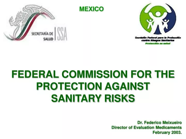 federal commission for the protection against sanitary risks