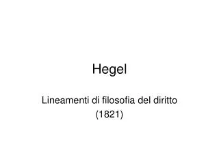 hegel