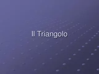 Il Triangolo