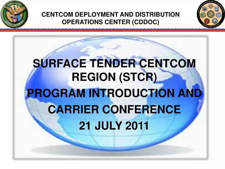 centcom deployment and distribution operations center cddoc