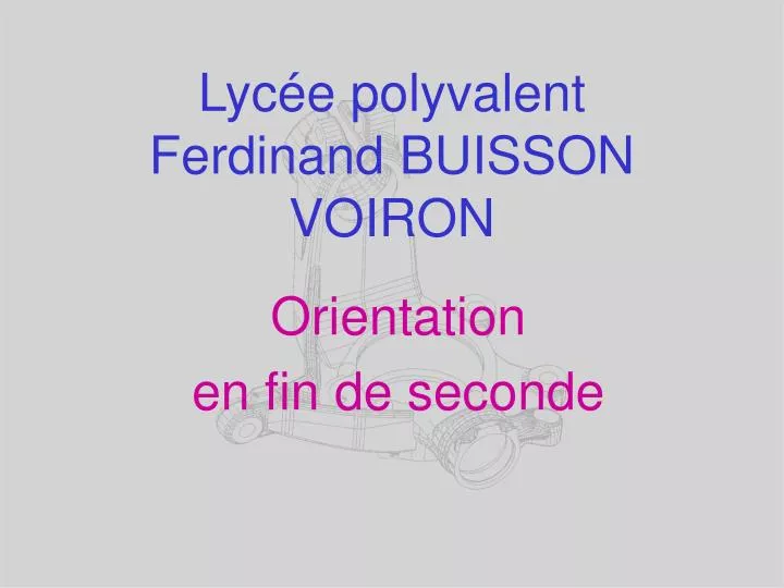 lyc e polyvalent ferdinand buisson voiron